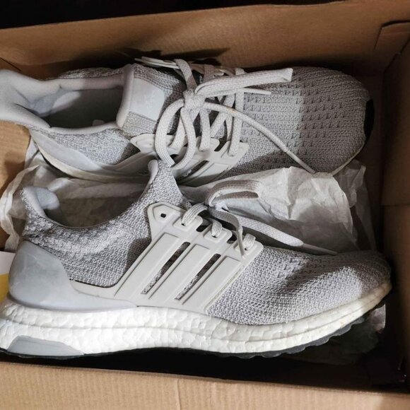 Gray and White adidas UltraBOOST - Men’s Size 6.5 - Great Condition - $75 - Picture 3 of 5